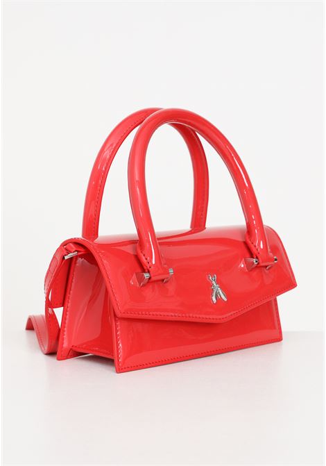 Mini borsa rossa in vernice con tracolla da donna PATRIZIA PEPE | Borse | 2B0111/L057R808