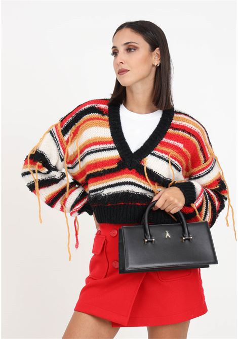 Multicolored cropped sweater for women PATRIZIA PEPE | Knitwear | 2K0242/K154XZ07