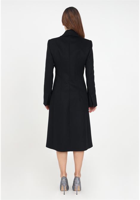 Double-breasted black coat for women PATRIZIA PEPE | Coat | 2O0118/A171K103