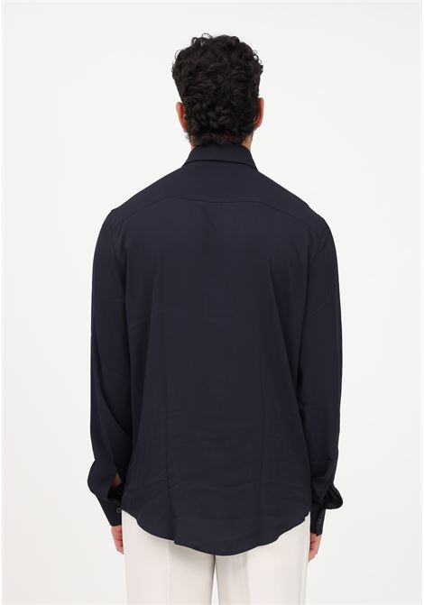 Camicia elegante blu da uomo PATRIZIA PEPE | Camicie | 5C0310/A093UC166