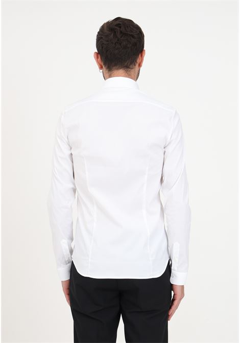 Elegant white shirt for men PATRIZIA PEPE | Shirt | 5C055B/A01W103