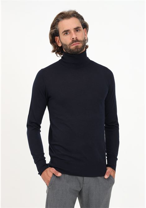 Blue high neck sweater PATRIZIA PEPE | Knitwear | 5K0102-K124C166