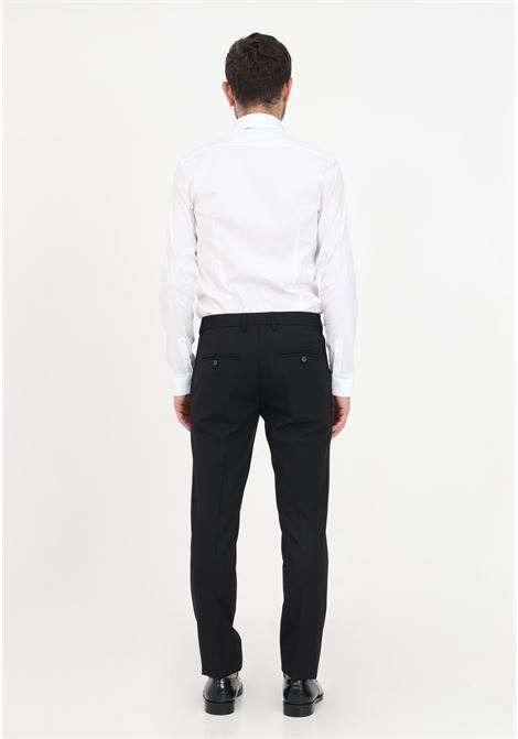 Pantaloni neri eleganti da uomo PATRIZIA PEPE | Pantaloni | 5PA225/A1PHK102