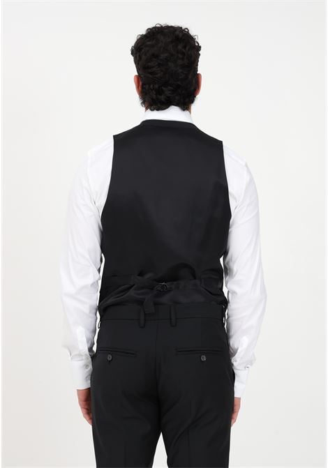 Black vest for men PATRIZIA PEPE | Jacket | 5S0640/A1WKK102