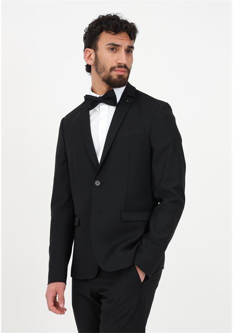 Elegant black jacket for men PATRIZIA PEPE | Blazer | 5SA652/A1WKK102