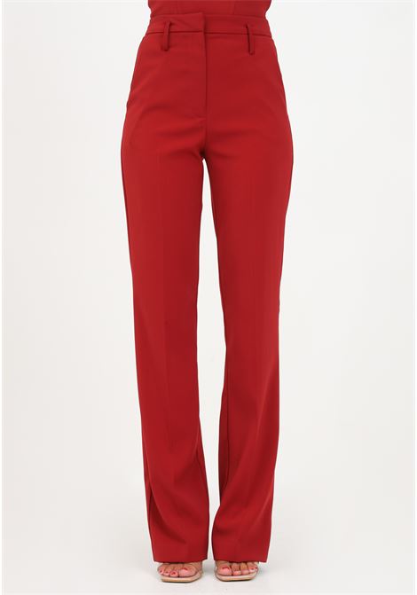 Elegant burgundy trousers for women PATRIZIA PEPE | 8P0540/A6F5R799