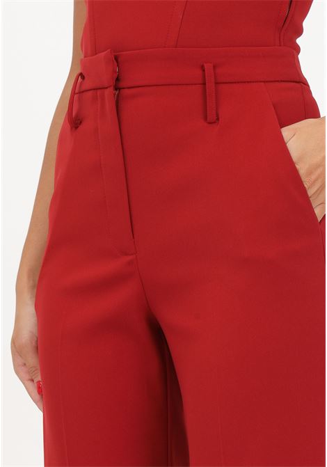 Pantalone elegante bordeaux da donna PATRIZIA PEPE | Pantaloni | 8P0540/A6F5R799
