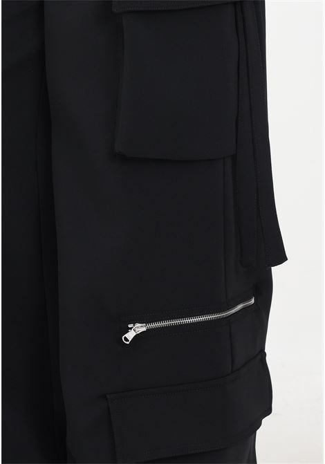Black cargo trousers for women PATRIZIA PEPE | Pants | 8P0544/A6F5K103