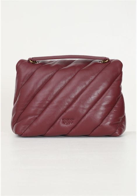 Love Puff Big women's burgundy shoulder bag PINKO | Bags | 100037-A0F2WW5Q