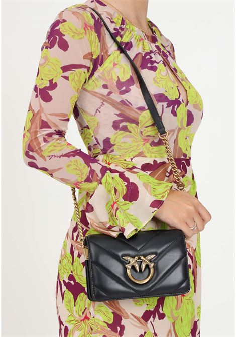Love Click Mini women's black shoulder bag PINKO | Bags | 100067-A136Z99Q