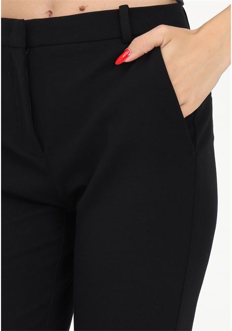 Pantalone elegante nero da donna cigarette-fit PINKO | Pantaloni | 100155-A15MZ99