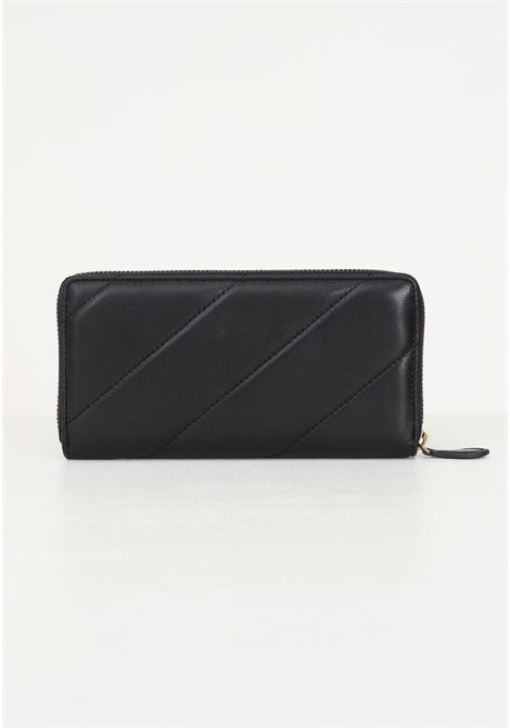 Black women's wallet with quilted pattern PINKO | Bag | 100250-A0F2Z99Q