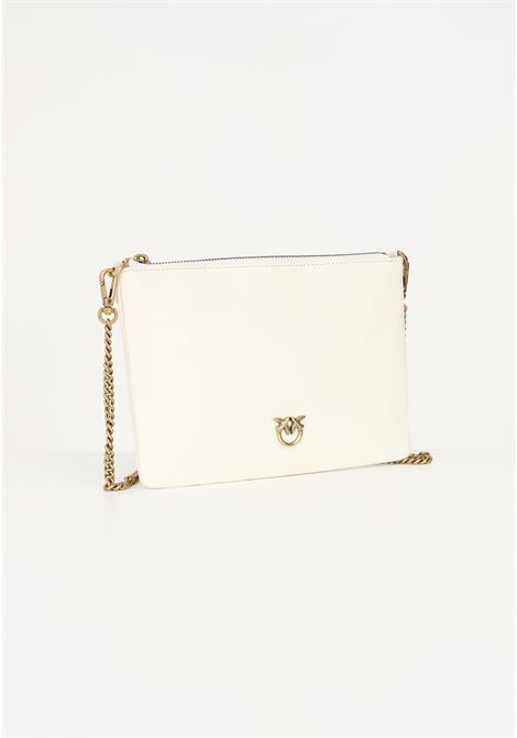 Flat Classic women's white pochette PINKO | Bag | 100455-A0F1Z14Q
