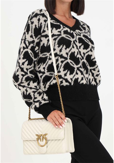 Love One Classic women's cream shoulder bag PINKO | Bags | 100941-A0GKZ14Q
