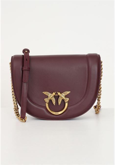 Burgundy women's shoulder bag Mini Love Bag Click PINKO | Bags | 101510-A0QOWW5Q