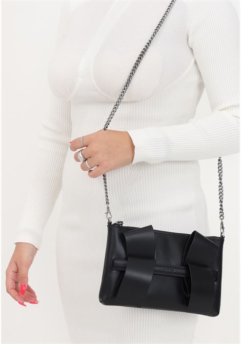 Aika Flat black clutch bag for women PINKO | Bags | 101534-A19RZ99O