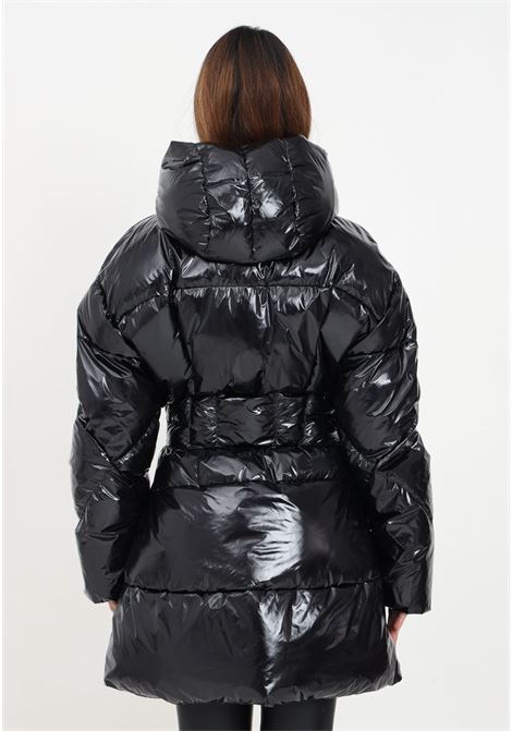 Long shiny black down jacket for women PINKO | Jackets | 101595-A00NZ99