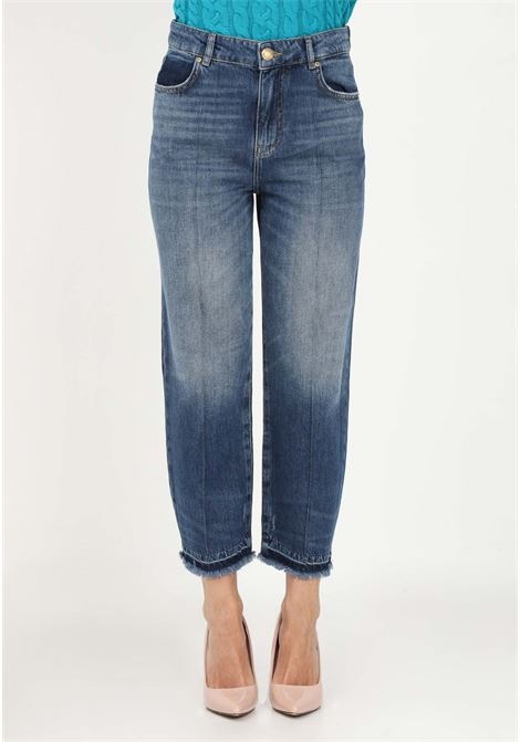 Cropped denim jeans for women PINKO | Jeans | 101713-A146PJZ