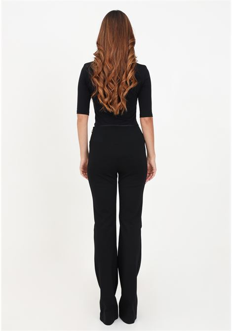Pantalone elegante nero con cuciture tono su tono da donna PINKO | Pantaloni | 101718-A13EZ99