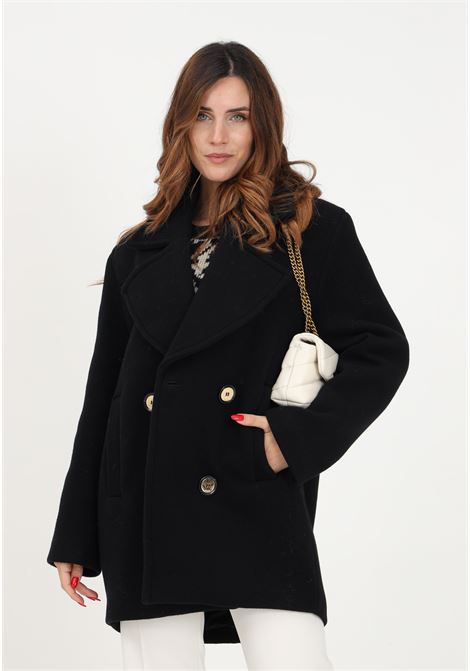 Short black coat for women PINKO | Coat | 101830-A13BZ99