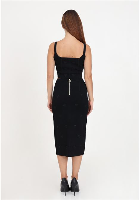 Women's black knitted midi skirt PINKO | Skirts | 101884-A16FZ99