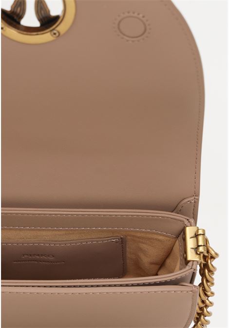 Beige women's shoulder bag Mini Love Bag Click PINKO | Bags | 101969-A0QOD01Q