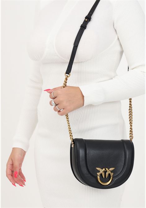 Mini Love Bag Click women's black shoulder bag PINKO | Bags | 101969-A0QOZ99Q