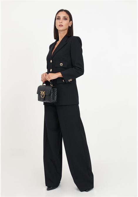 Black palazzo trousers for women PINKO | Pants | 102107-A18FZ99