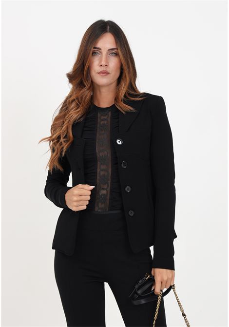 Black fitted jacket for women PINKO | Blazer | 102189-A04IZ99