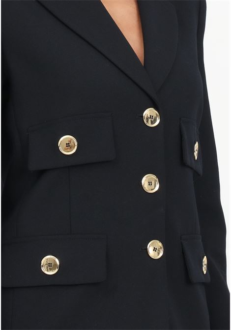 Single-breasted wool twill blazer for women PINKO | Blazer | 102231-A18FZ99