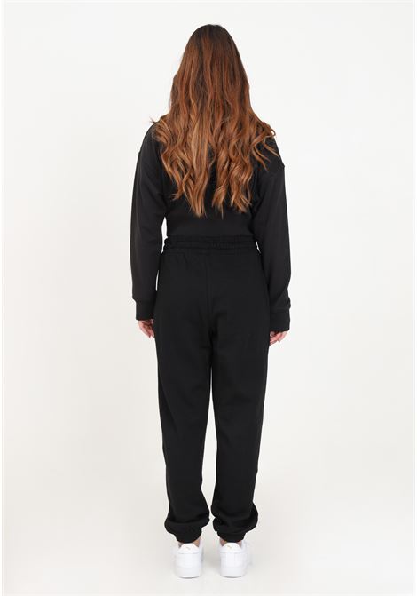 Black sporty trousers for women with logo embroidery PUMA | Pants | 53568501
