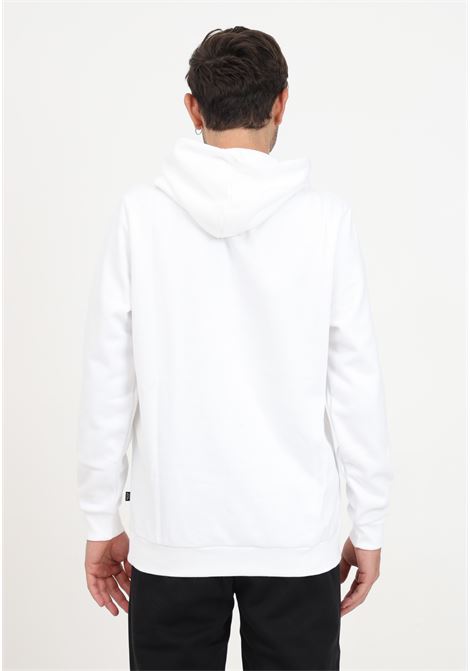 White sweatshirt with logo and hood for men PUMA | 58668602