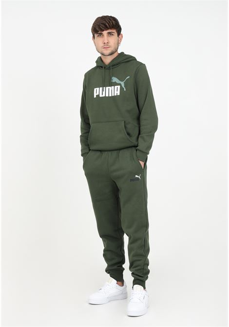 Military green sweatpants for men PUMA | Pants | 58676731