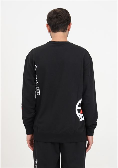 Black sweatshirt with men's print PUMA | 62134401