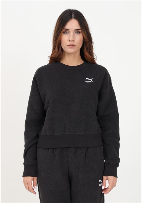 Black sweatshirt with women's logo PUMA | 62141301