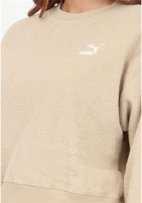 Beige sweatshirt with women's logo PUMA | 62141384