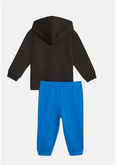 Blue and black tracksuit with sporty logo for newborns PUMA | Sport suits | 67013747