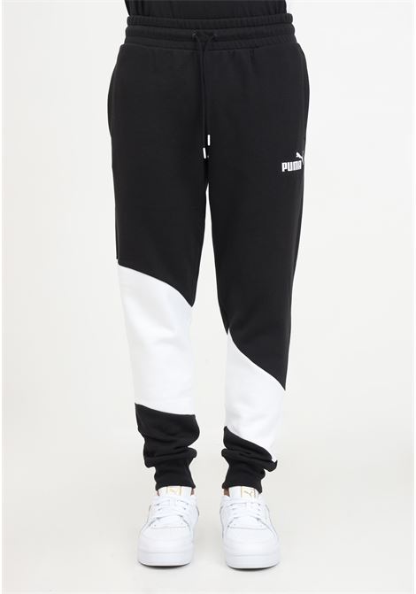 Black sweatpants with men's logo PUMA | Pants | 67333001
