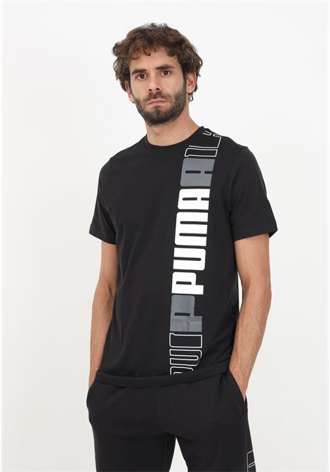 Classic black logo t-shirt for men PUMA | T-shirt | 67591601