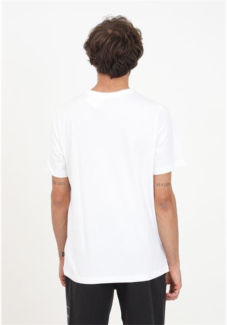 White t-shirt with logo print for men PUMA | T-shirt | 67591602