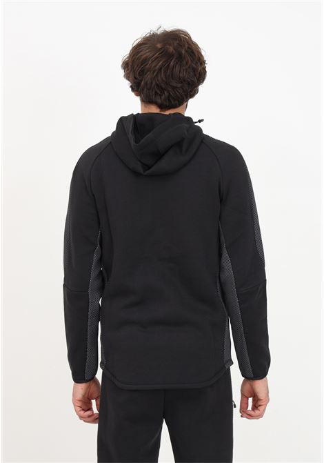 Black sweatshirt with metallic logo for men PUMA | 67593001