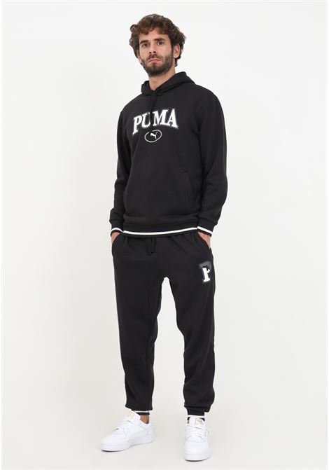 Black sweatpants with men's logo PUMA | Pants | 67601901