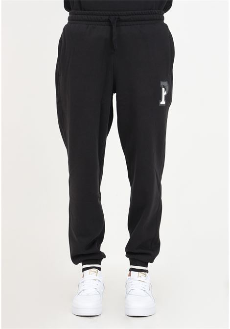 Black sweatpants with men's logo PUMA | Pants | 67601901
