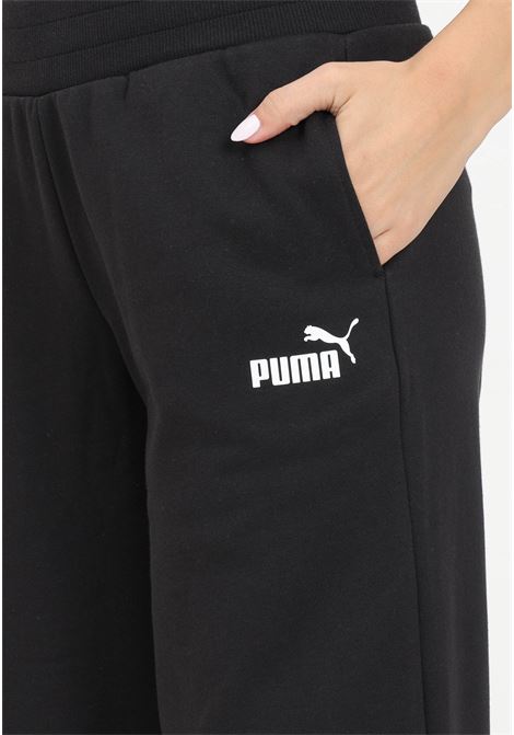 Pantaloni neri sportivi di tuta da donna PUMA | Pantaloni | 67609301
