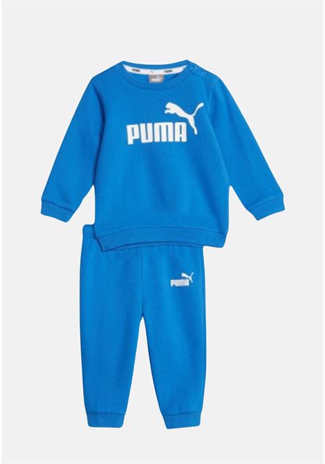 Light blue tracksuit with sports logo for newborns PUMA | Sport suits | 84614148