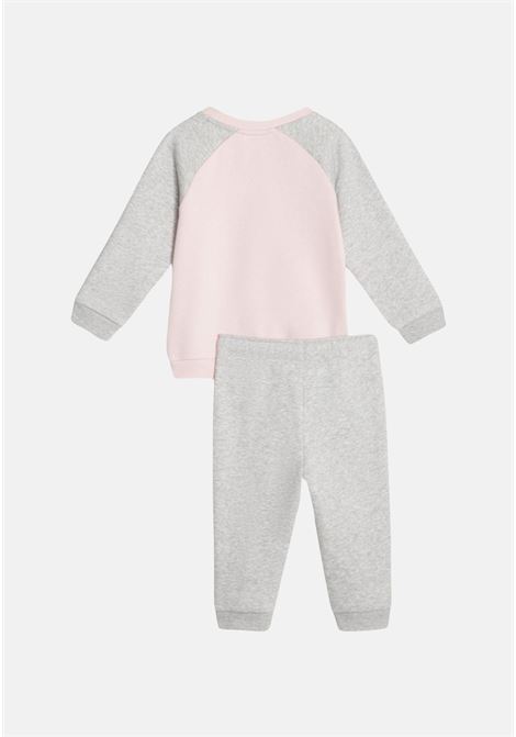Pink and gray baby tracksuit with logo PUMA | Sport suits | 84614324