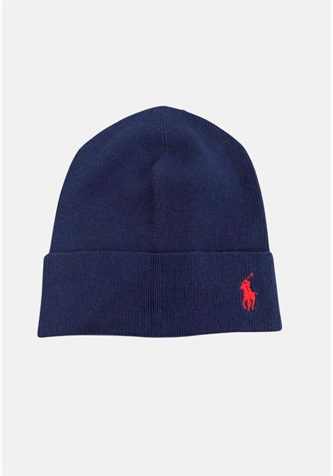 Blue unisex wool blend hat RALPH LAUREN | Hats | 449891263002.