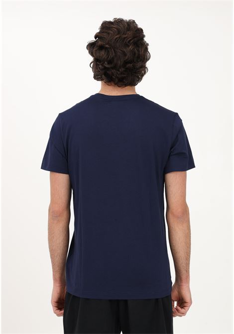 T-shirt casual blu da uomo con ricamo logo RALPH LAUREN | T-shirt | 714844756-002.
