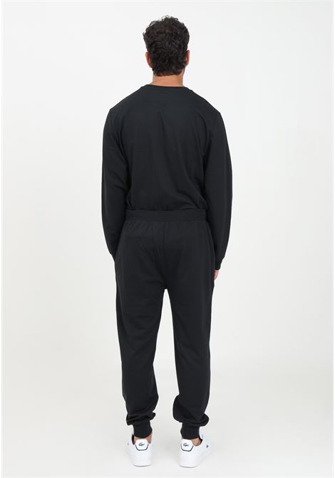 Pantalone sportivo nero da uomo con stampa logo RALPH LAUREN | Pantaloni | 714899618003.