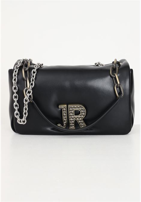women's black shoulder bag with logo RICHMOND | Bags | RWA23120BON2BLACK